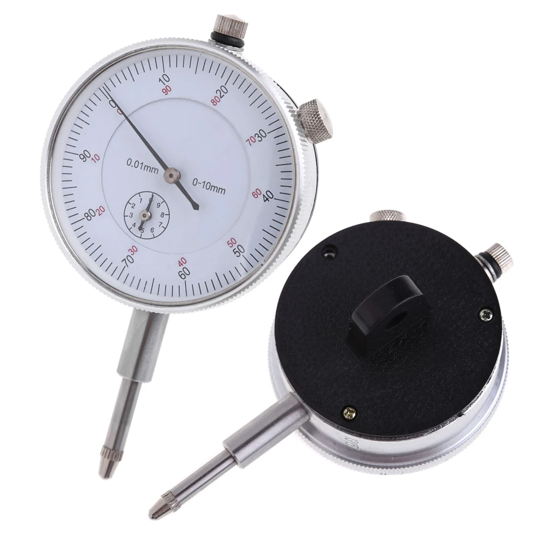 

1pc 0-10mm/0.01mm Dial Indicator Gauge Meter Precise 0.01mm Resolution Indicator Gauge Mesure Instrument Tool Dial Gauge