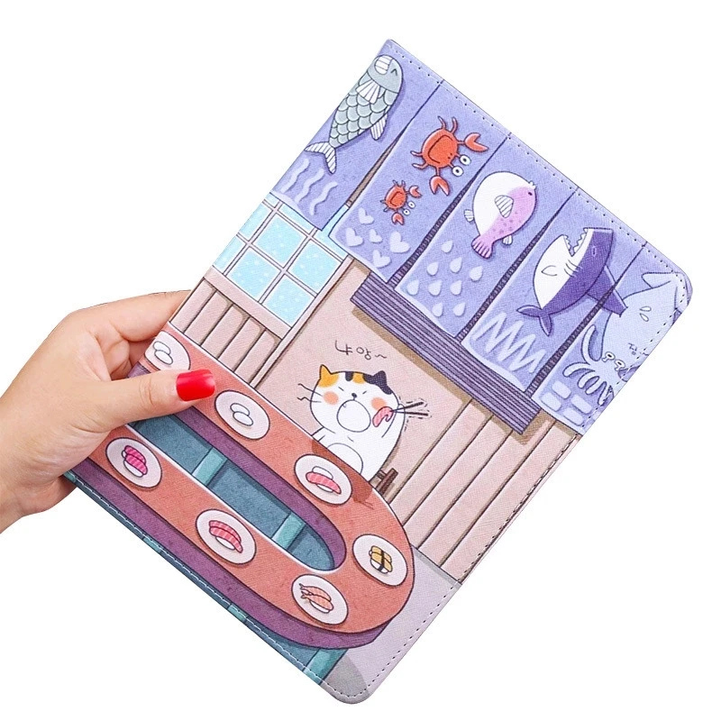 С рисунком из искусственной кожи подставка чехол для iPad air mini 5 и 9 7 смарт-чехол Funda