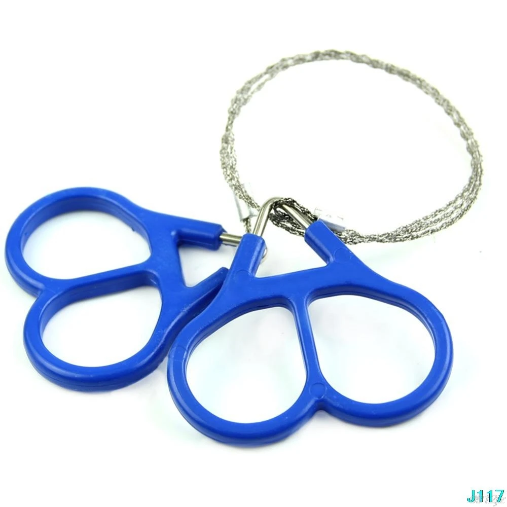

Outdoor Scroll Steel Wire Saw Emergency Travel Camping Hiking Survival Tool