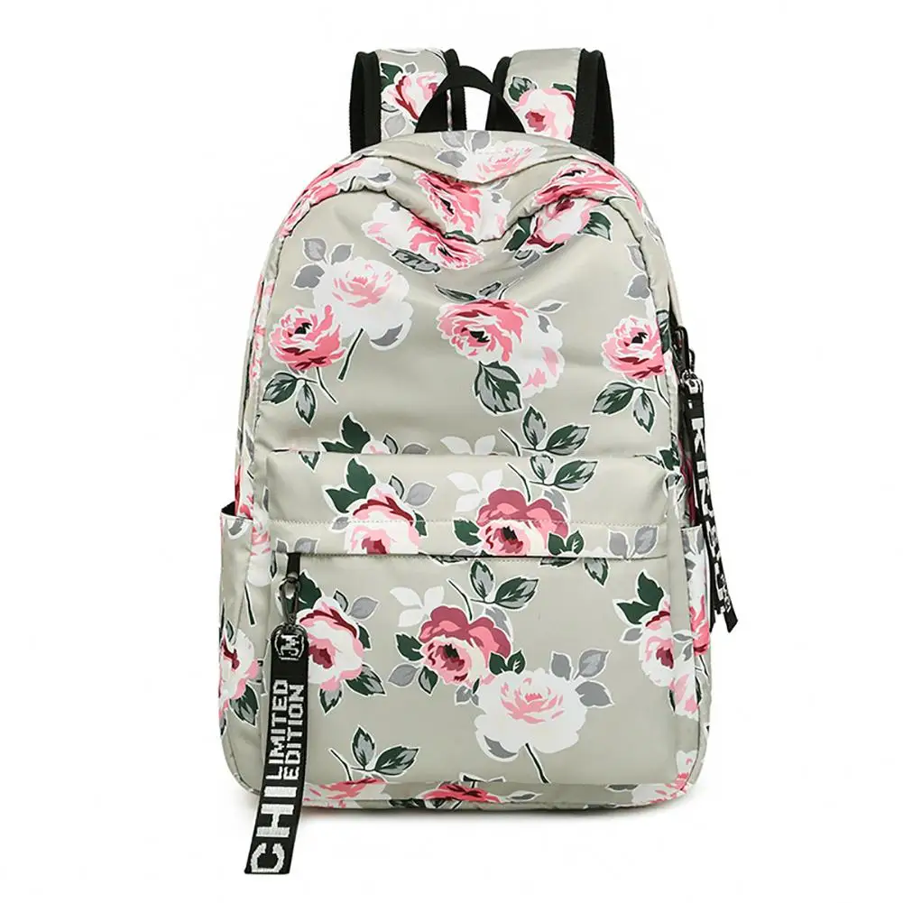 Брезентовый Рюкзак, водонепроницаемые сумки, модные повседневные школьные рюкзаки для студентов, подростков, девочек, школьный ранец, Женская дорожная сумка - Цвет: Серый