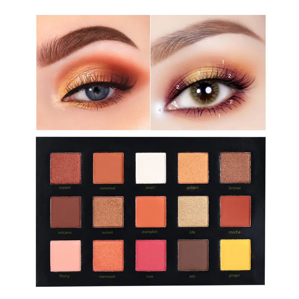 Beauty Glazed Cosmetic Makeup Eye Palettes Highly Pigment Makeup Palletes Shimmer Eye Shadow Palette Soft Matte Nude EyeShadows