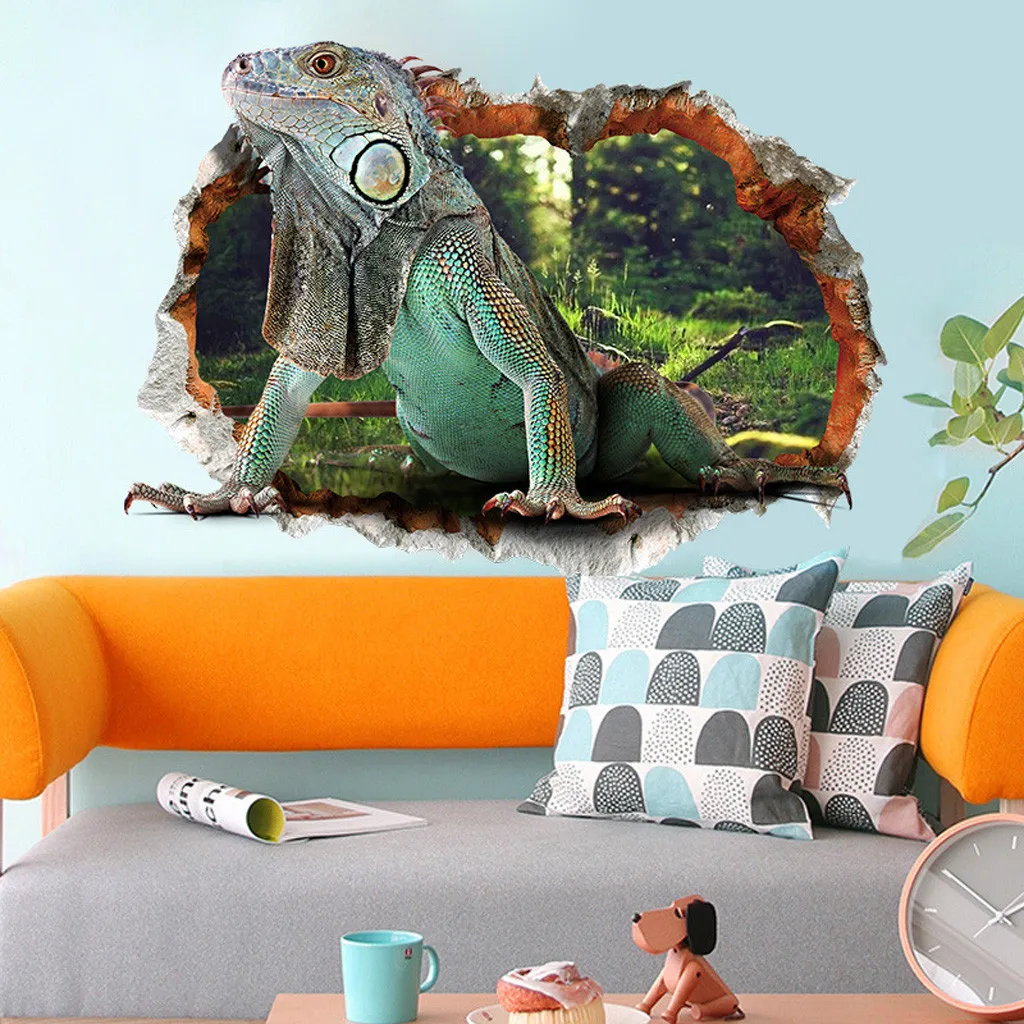 DIY 3D настенные наклейки Съемный Детский домашний фон Декор настенная