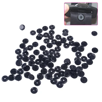 

DWCX 50 Sets Car Safety Seat Belt Stopper Spacing Limit Buckle Fastener Clip Retainer Seatbelt Stop Button Tools Universal