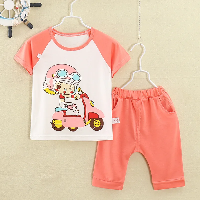 Kids Clothes Brand Baby Girls Clothes Set Summer Suit 2017 Toddler