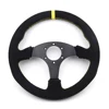 13inch 330mm Racing Flat Steering Wheel Auto Universal Suede Leather Simulated Racing Game Steering Wheel ► Photo 3/6