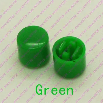 

100PCS-1000PCS Plastic Caps Cylindrical For Tactile Switch 6X6X7.3MM Square Head Button Switch Tact Button Momentary