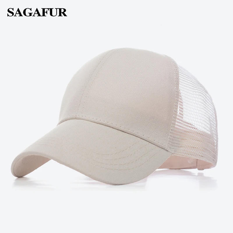 Женская бейсбольная кепка конский хвост Snapback Повседневная Спортивная