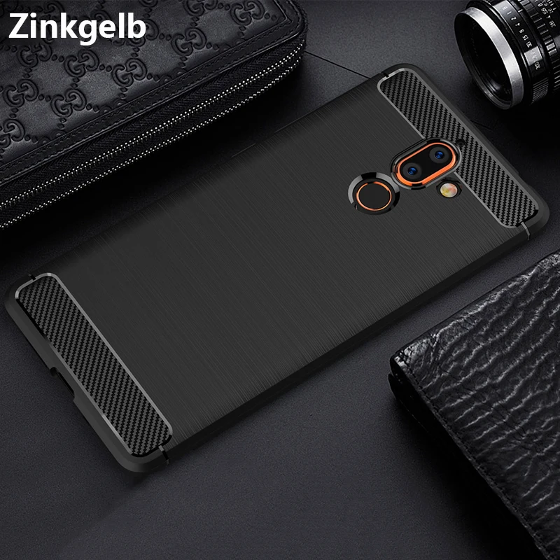 

For Nokia 7 Plus Case Cover Luxury Slim Soft TPU Silicone Protective Armor Phone Case for Nokia 7 Plus Back Cover Funda Capa 6.0