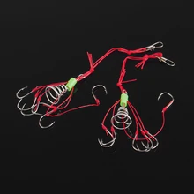 DNDYUJU 10 шт./лот рыболовные снасти морские рыболовные крючки монстры с шестью сильными рыболовными крючками из высокоуглеродистой стали острые рыболовные крючки