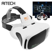 RIEM3 Plus ABS Head-mounted 3D Virtual Reality VR Glasses With AR Function and Buffer Sponge for 4.7 – 6 Inch Phone Smartphone