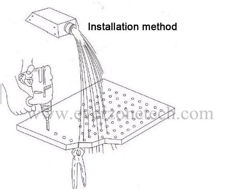 fiber optic star installation map