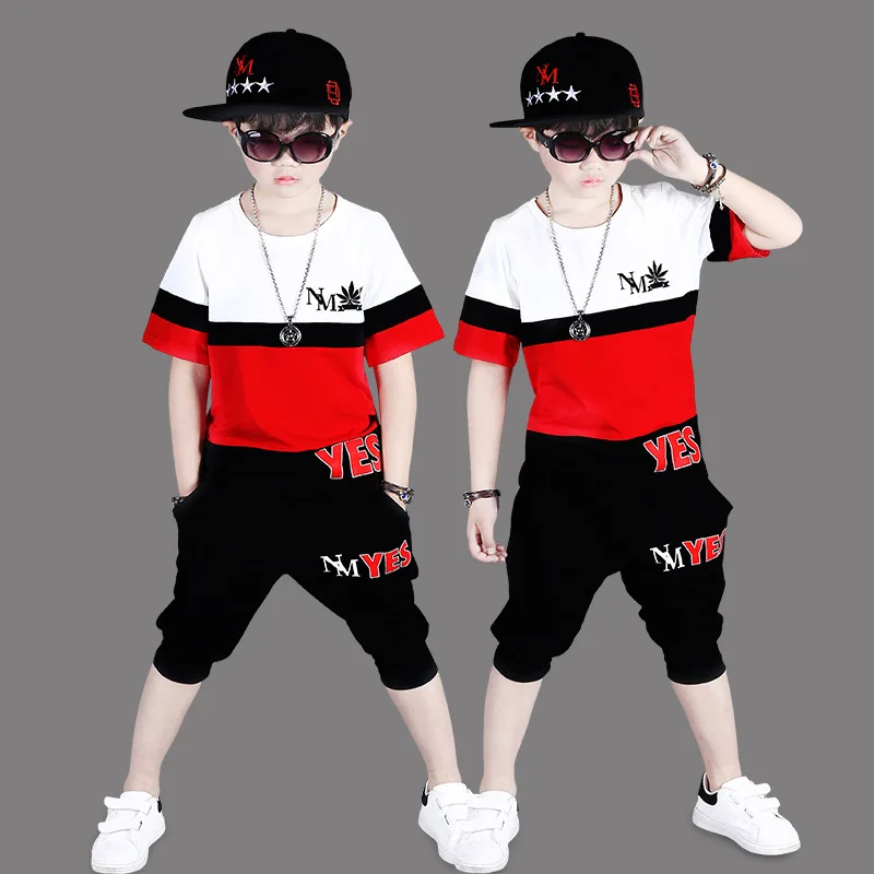 

Boys Clothing Sets Baby Girl Boys Striped Clothes Sets 2019 Summer Kids Long-sleeve Sport Wear 2pcs Children Sport Suits CA739