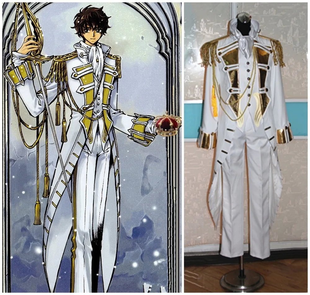 

Code Geass Party Uniform Suit Cosplay Costume Custom-made Any Size Anime Free Shipping NEW