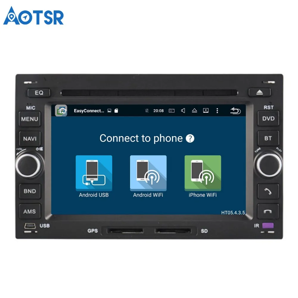 Aotsr Android 7,1 Стерео gps Навигация DVD видео плеер для VW PASSAT B5/GOLF 4/POLO/BORA/JETTA/SHARAN/T5 1999-2005