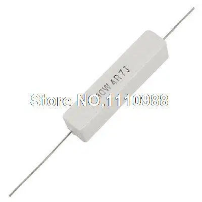 2 PCs 4r7 4,7r 5/% 10w High Load Resistor Wire Resistance Cement Axial