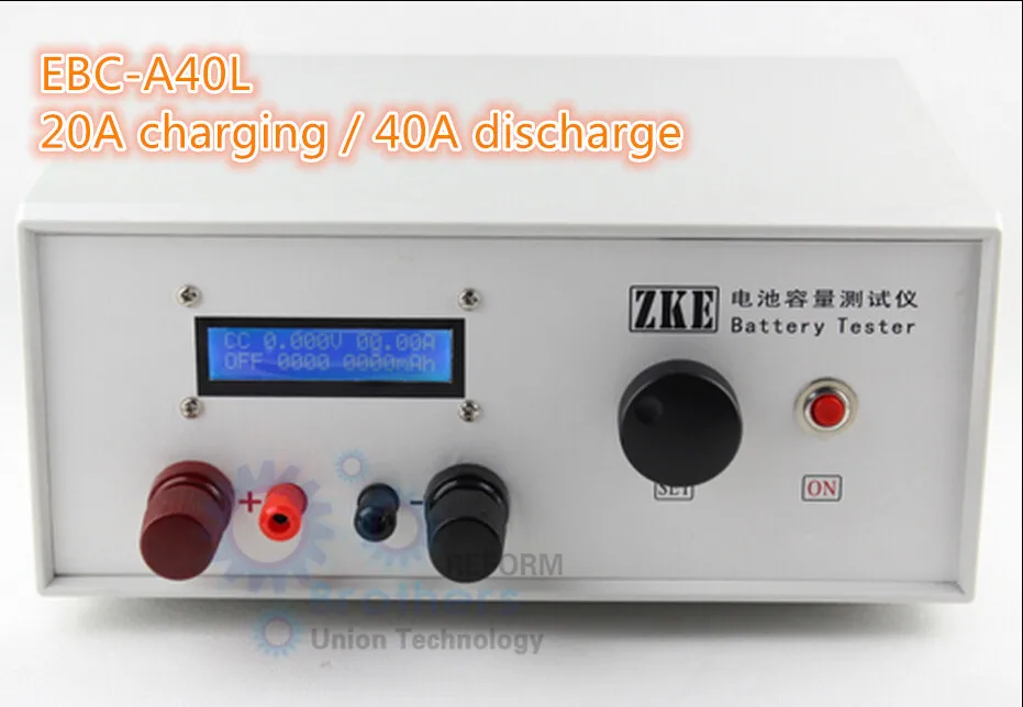 EBC-A40L high current battery capacity tester , battery, line graph Battery tester ,Battery Testing (20Acharge, 40A discharge)