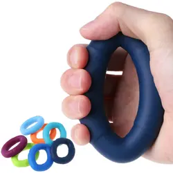 Ручками мышцы Мощность обучение резиновое кольцо тренажер палец руки сцепление кольцо