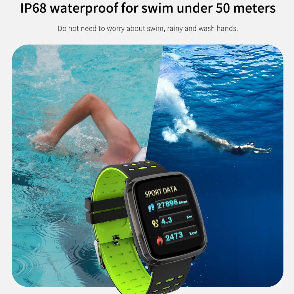 Run speed ECG PPG умные часы для поддержания здорового образа жизни IP67 водонепроницаемые спортивные часы мониторинг сердечного ритма