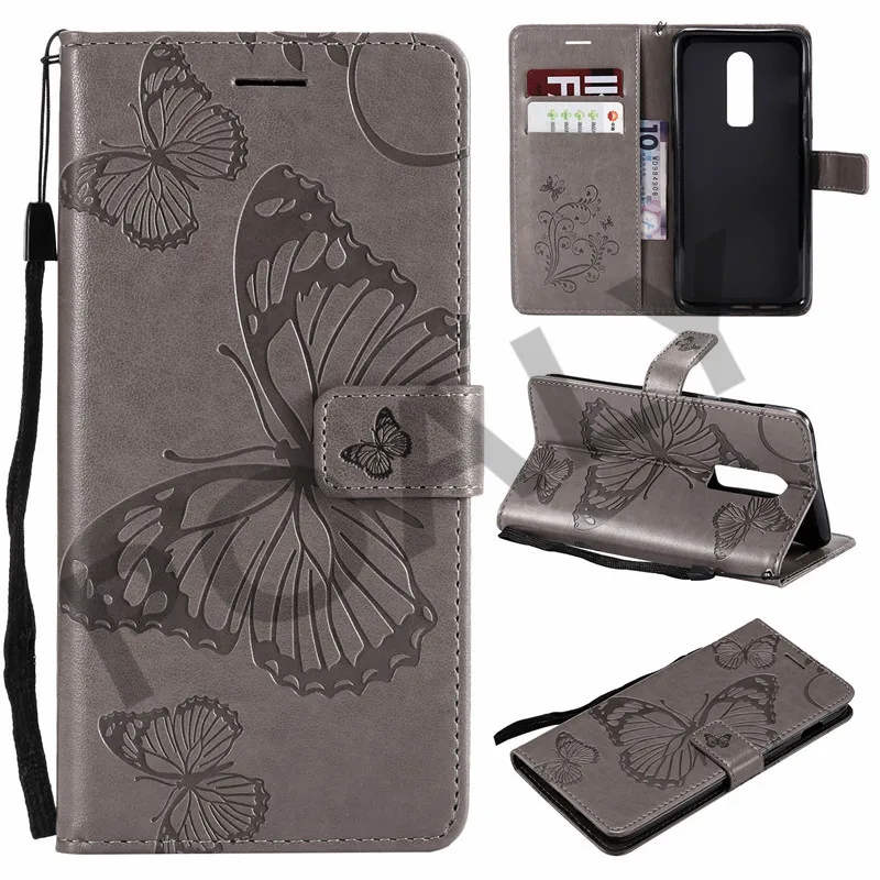 Oneplus 6 Case 6.28 Wallet Leather Back Cover Phone For 1+6 One Plus Oneplus6 Flip | Мобильные телефоны и аксессуары