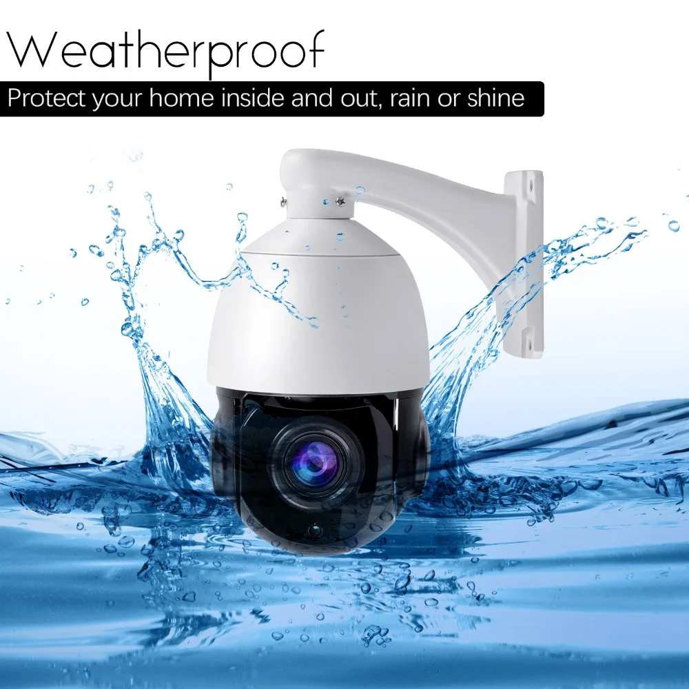Eyessys 30x зум 48 в POE 5MP PTZ IP камера наружная Onvif водонепроницаемая купольная IR 60M P2P