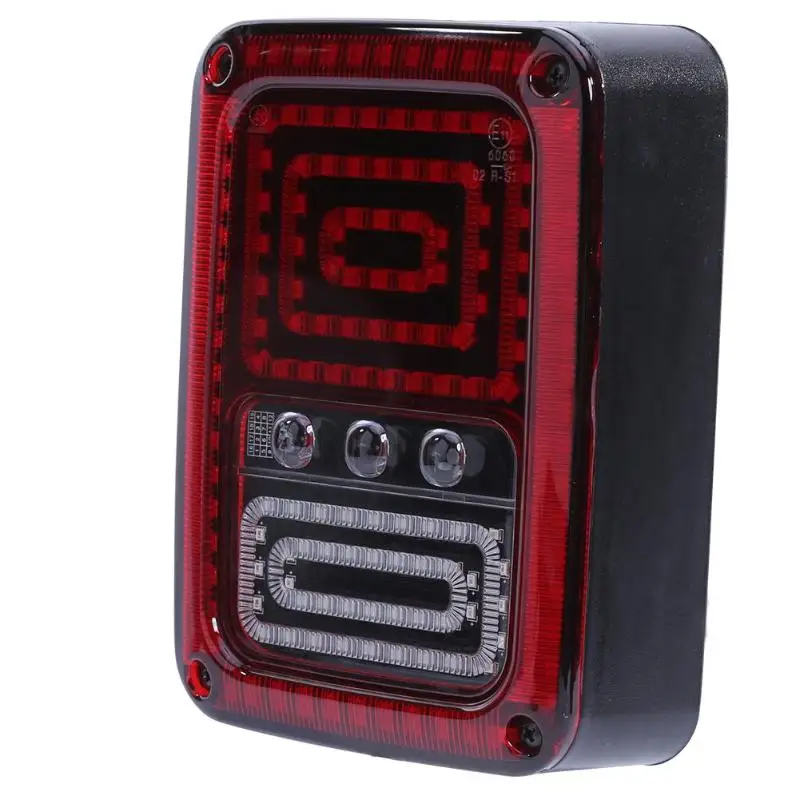 Cheap 2Pcs LED Tail Lights Brake Lamp 2th Gene!   ration US for Jeep Wrangler 07-16/07-15 Auto Rear Turn Signal Reverse B!   ackup Taillight 6