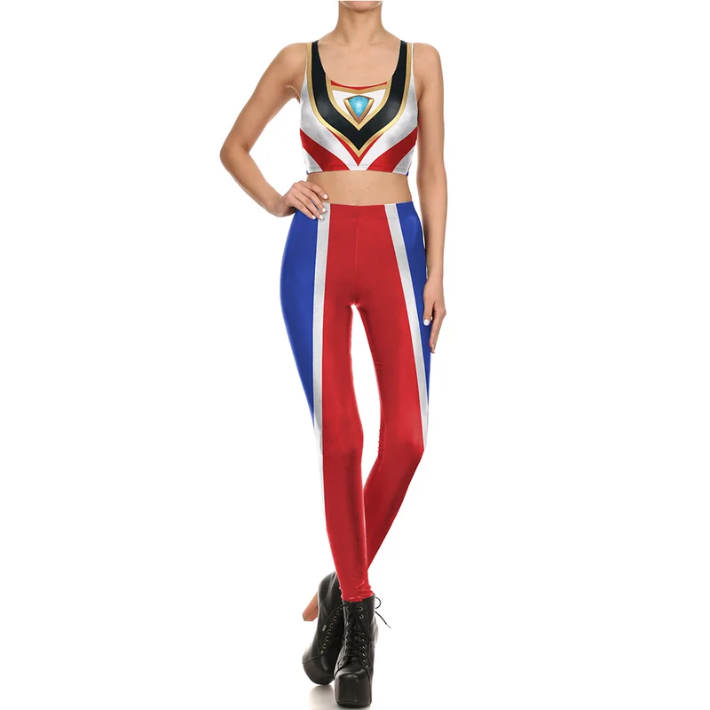 

Fans Wear Push Up Leggings Women 3D Pants Sports Leggin Fitness Halloween Leggings Cosplay for Party