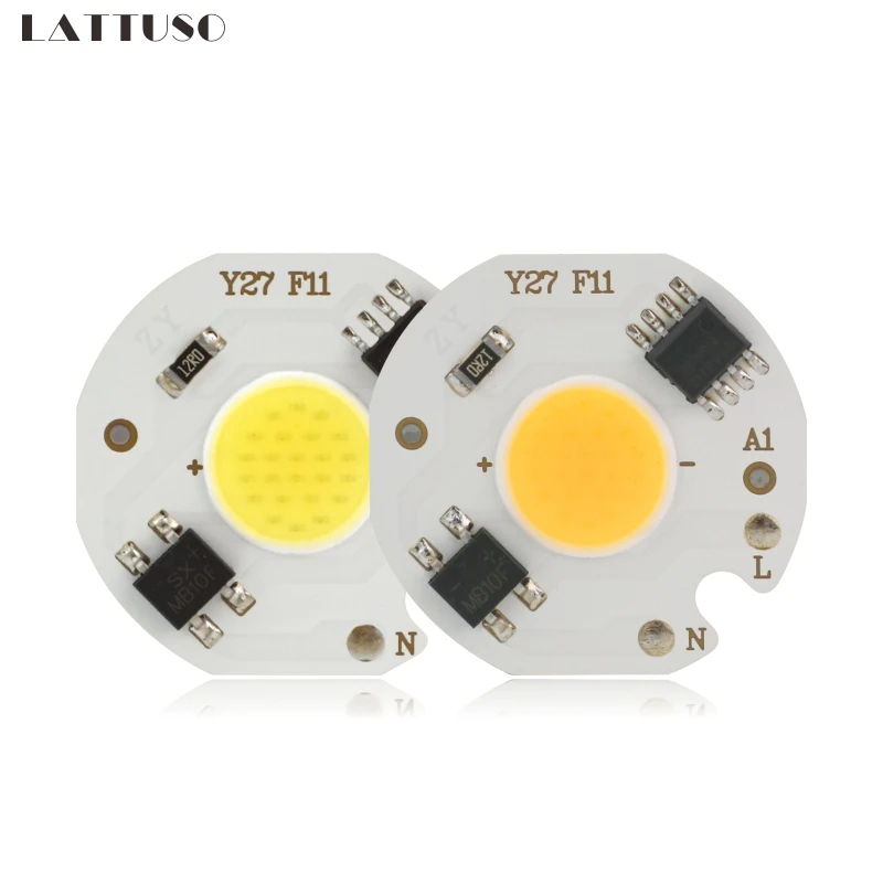 

5Pcs LED COB Chip Light AC 220V 3W 5W 7W 9W Smart IC Day Cold Warm White DIY For LED Spotlight Flood Light