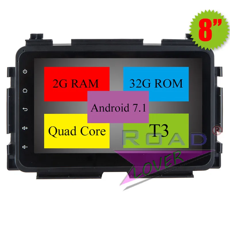 Best Roadlover Android 8.1 Car Media Center Player Autoradio For Honda Vezel 2015 Stereo GPS Navigation Magnitol Two Din Video NO DVD 9