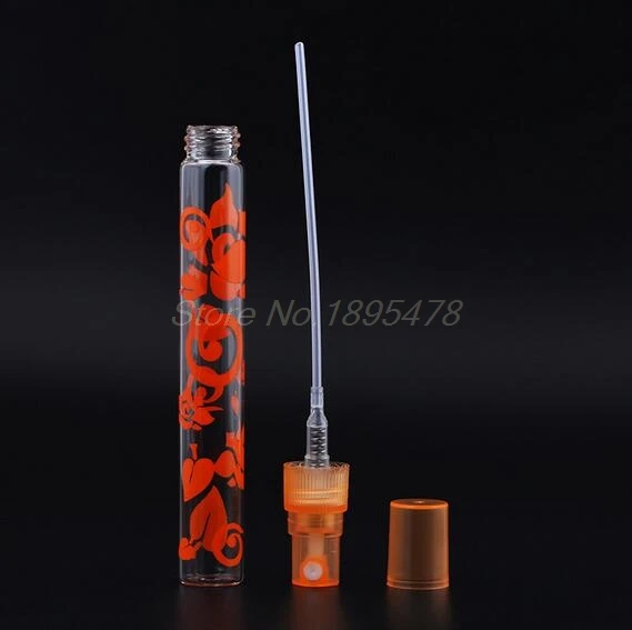 

500PCS Rose Crystal Cut Glass Perfume Spray Bottles Atomizer Refillable Empty 10ml Fast shipping for DHL TNT Fedex