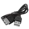 Cable de extensión USB 2,0, extensión de macho a hembra, color negro ► Foto 2/2