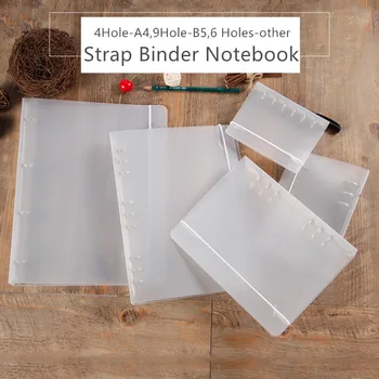 

B5 A5 A6 A7 Simple PP PVC Spiral Binder Loose Leaf Notebook Sheet Shell Office School Supplies Transparent Concise Planner Cover