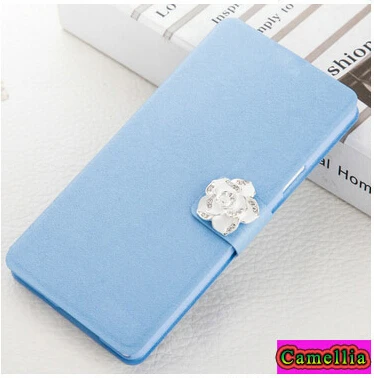 Flip Case Wiko View3 Case Luxury Wallet PU Leather Back Cover Phone Case For Wiko View 3 Lite Couqe Case Wiko View3 Pro Fundas - Цвет: blue with camellia