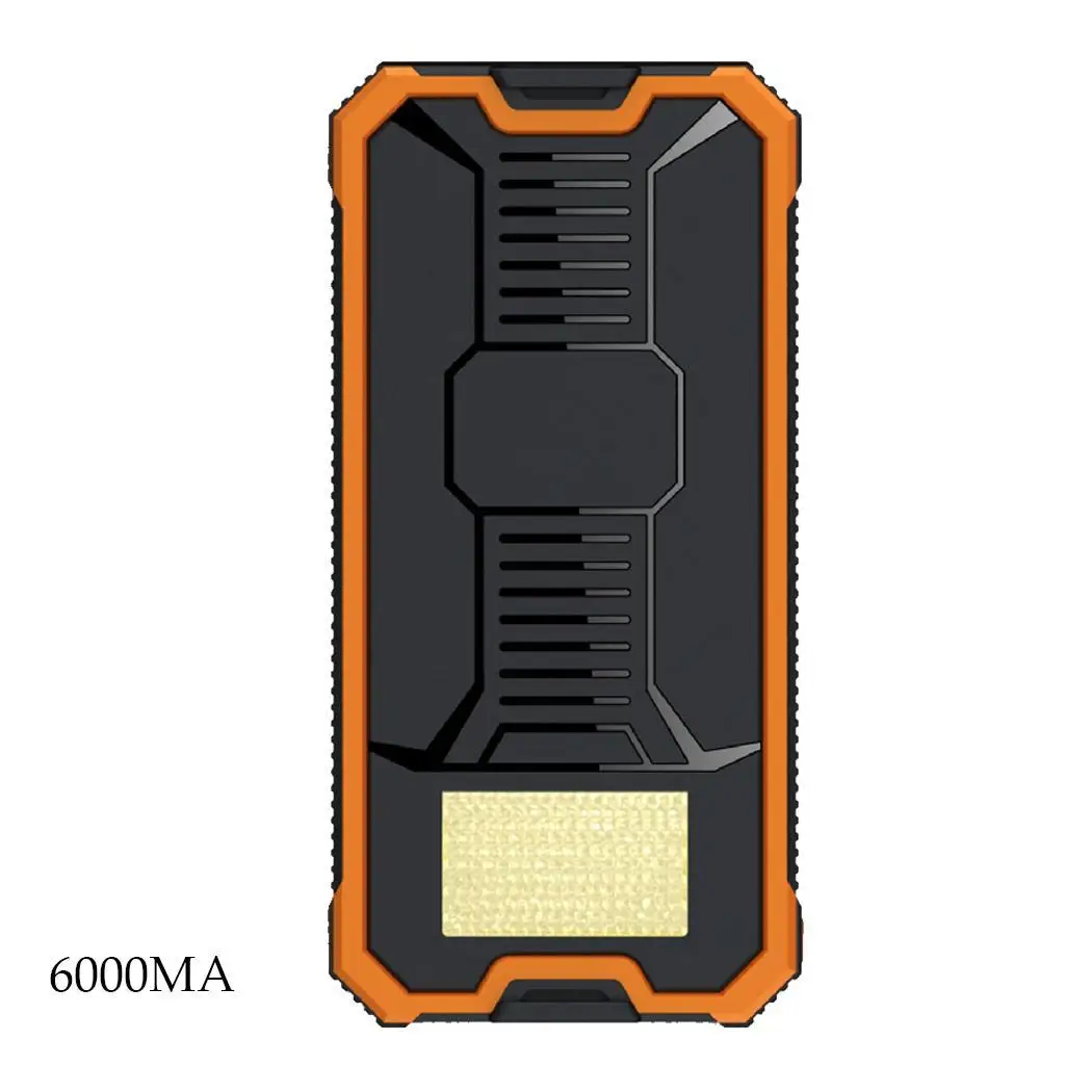 10000mAh-orange 20000 мАч Солнечное быстрое зарядное устройство power bank Выход power Bank портативное зарядное устройство Внешний аккумулятор для Xiaomi Mi iPhone X Note 8 - Цвет: 10000mAh-orange