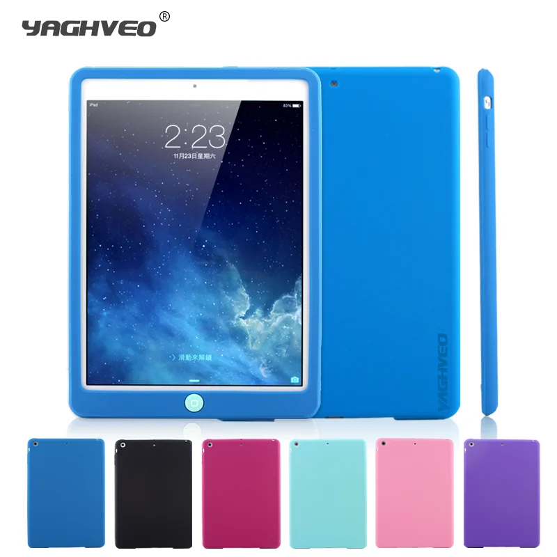 

VAGHVEO Silicone Case For Apple iPad Mini 3 2 1 Soft Back Cover Shockproof Protective Tablet Case For Ipad Min 7.9 inch