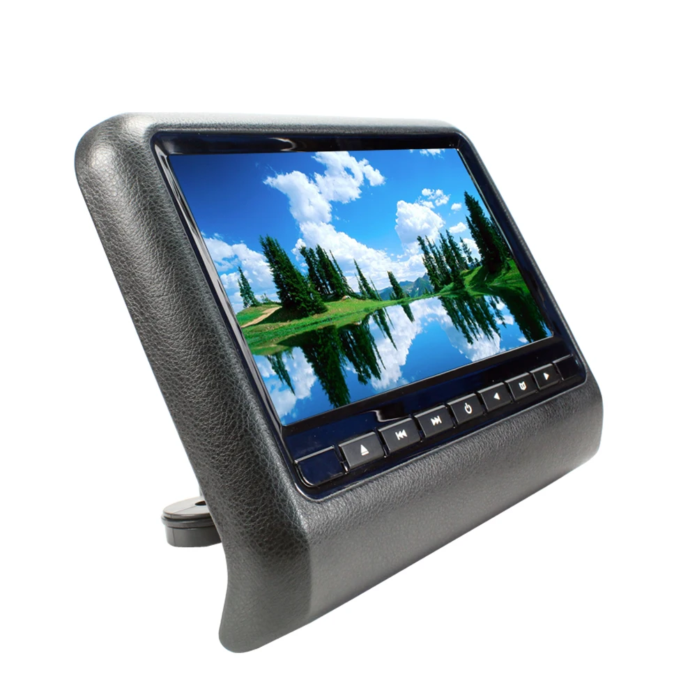 

Universal 9" Car Headrest DVD Player TFT LED Screen Headrest Monitor800*600,Game DVD VCD AV USB SD TF MP4 POWER IR Transmitter