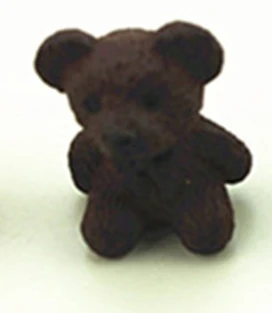1 шт. 1/12 Миниатюрные аксессуары для кукольного домика миниатюрный Медвежонок миниатюрная игрушечная мебель для кукольного украшения дома - Цвет: b