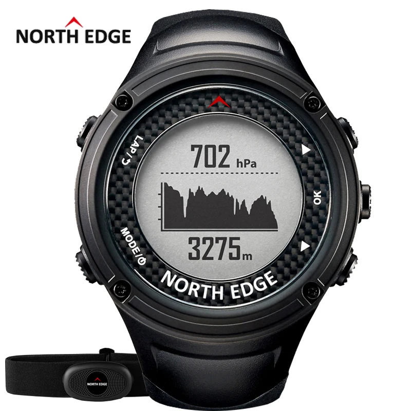 Северная край Для мужчин спортивные GPS часы цифровые Водонепроницаемый