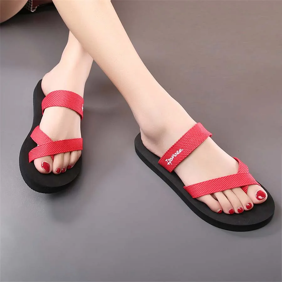 Hot jual padat wanita slip sandal  pantai rumah  perban flip 