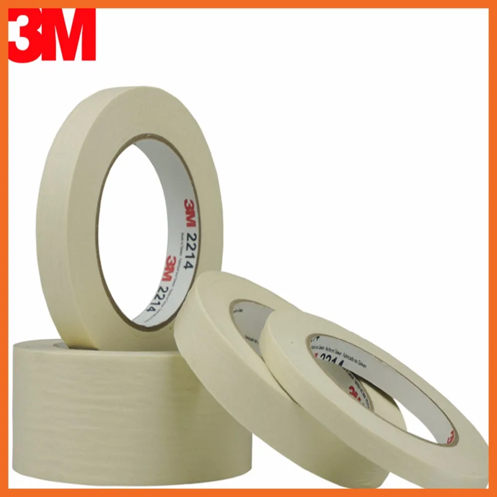 

Tape, office car, spray paint, shielding, no scratch, high temperature resistant adhesive tape Masking Tape 12mmx164ft 3M2214