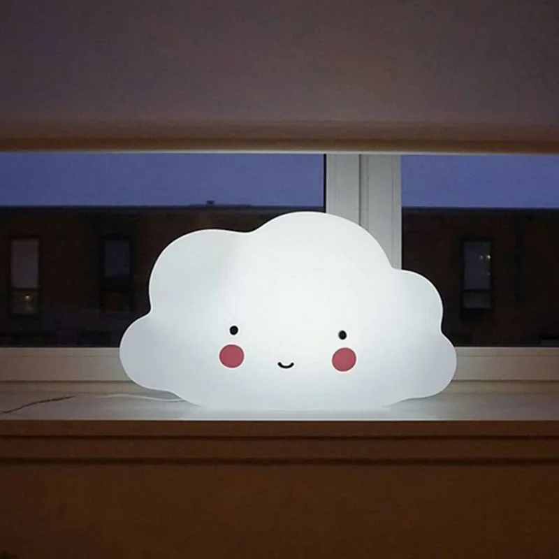 

Children's Room Decoration Toys LED Cloud Night Lights LED Appease Christmas Night Light Baby Sleep Lighting Battery Included