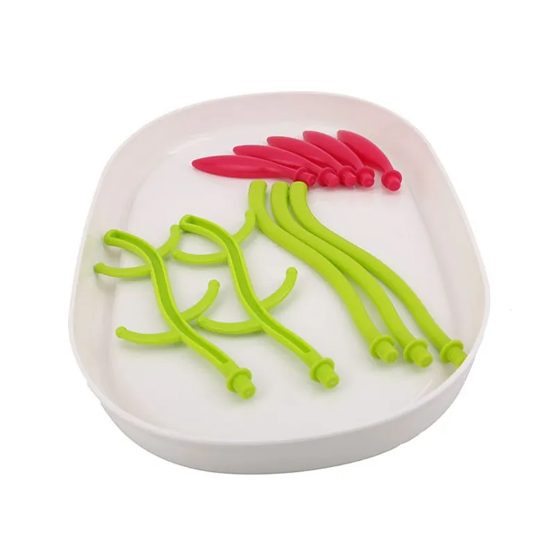 Baby Bottle Drying Rack Baby Bottle Rack Tree Straight Stlye Cleaning Dryer Drainer red white green Removable