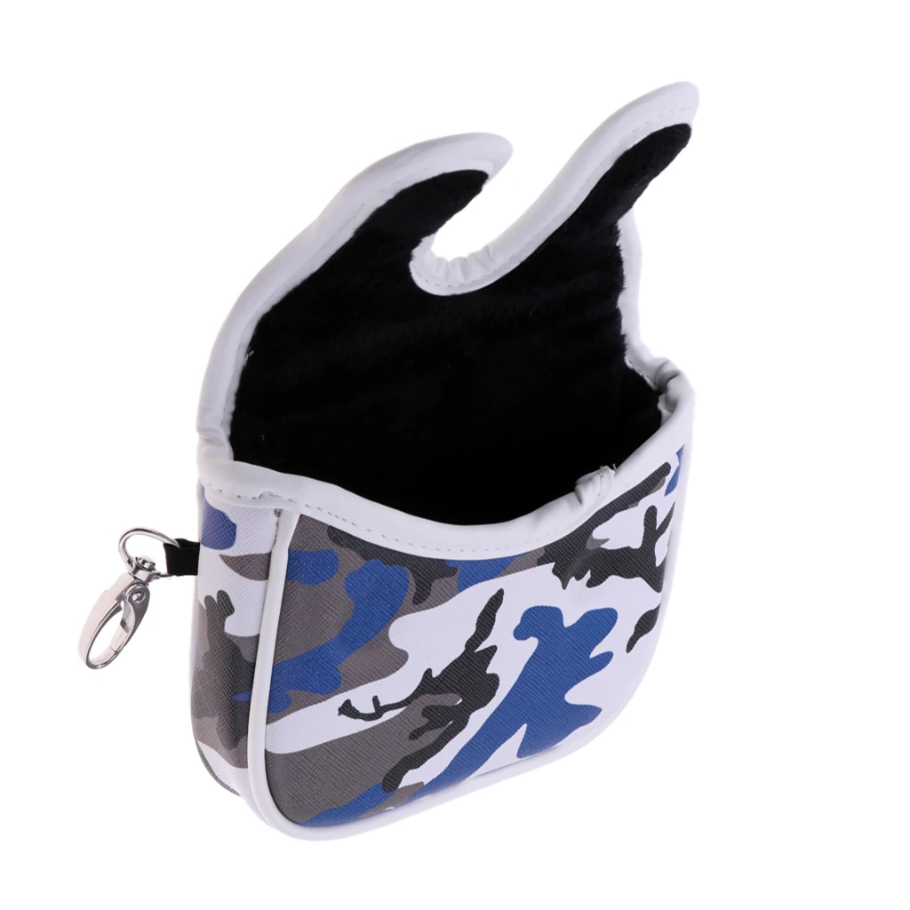 Golf Mallet Head Cover Putter Cover with Magnetic Closure Golf Headcover Golfer Club Supplies Accessories Equipment