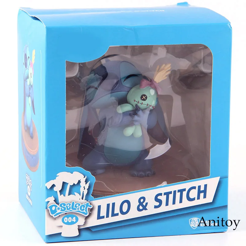 Lilo& Stitch фигурка экшн-стежка и Scrump счастье момент зверь Королевство D-Выберите 004 ПВХ Коллекционная модель игрушки