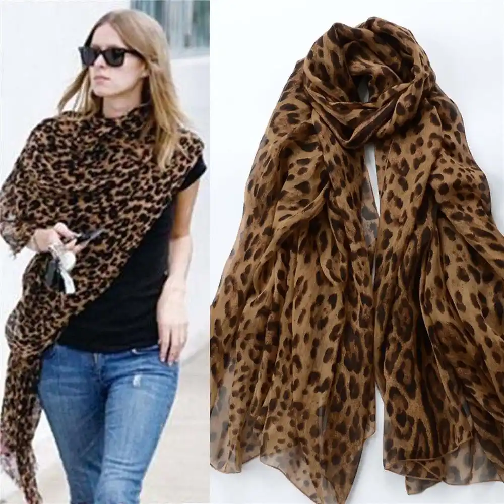 animal print scarves and wraps