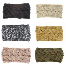 Женские Классические шапочки ушные грелки головной убор толстый вязаный головной убор шапка