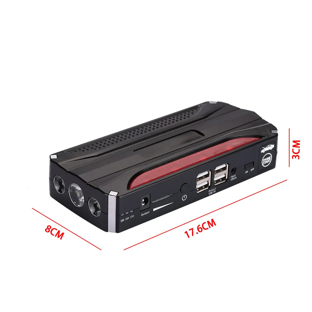 Vehemo со светодиодсветильник кой 4USB многофункциональный автомобильный стартовый