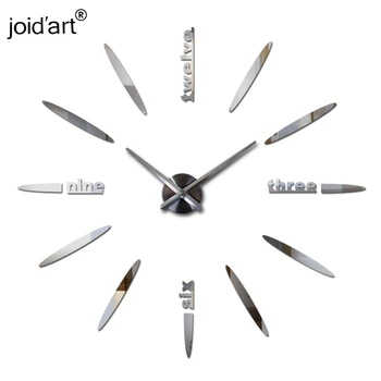 

top fashion new Modern wall clock watch Wall Stickers clocks reloj de pared home decoration horloge Needle Quartz wall clocks