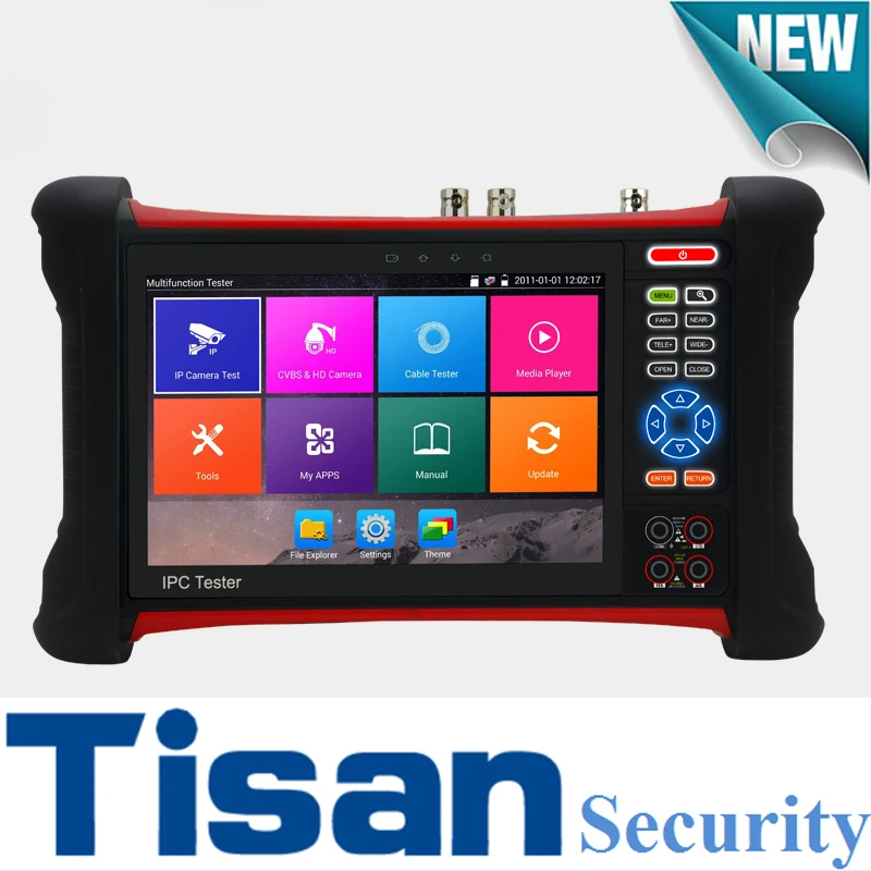 H 265 4K test monitor 6 in 1 cctv tester IP SDI TVI CVI AHD camera