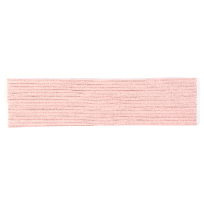 Pink Повседневное Милая Одежда для маленьких мальчиков и девочек из хлопка; детский ободок на голову Обёрточная бумага, подарок для ребенка, детские мягкие ребристые аксессуары, ленты для волос головы ребенка warp - Цвет: Pink