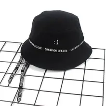 Из хлопка со смайликами панамка с вышивкой Рыбацкая шляпа на открытом воздухе Дорожная шляпа складная шляпы от солнца для мужчин и женщин 564